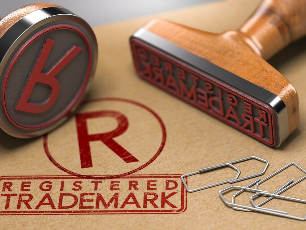 Stempel eingetragene Marke