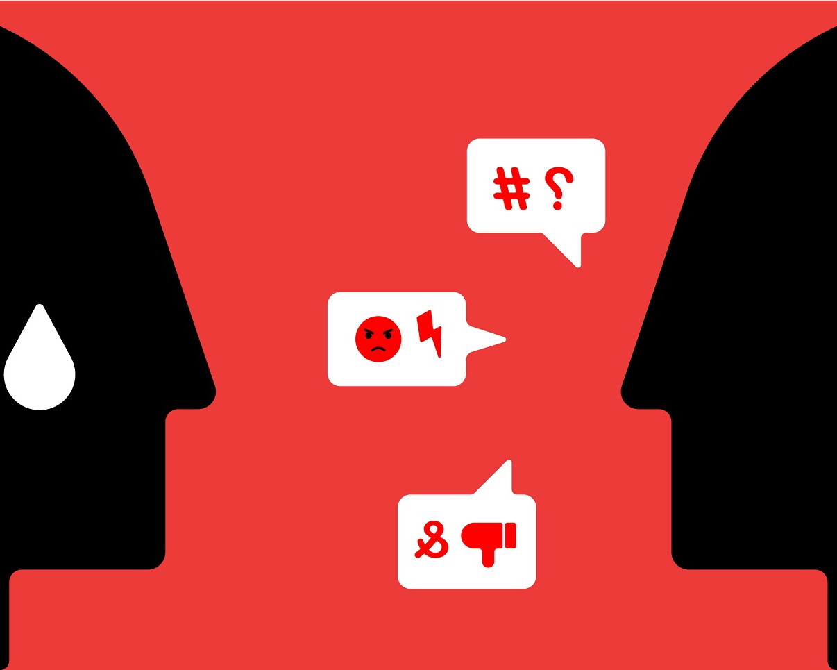 Symbolbild zu Hasspostings auf der Plattform X und den rechtlichen Herausforderungen bei der Durchsetzung von Persönlichkeitsrechten nach dem DSA.