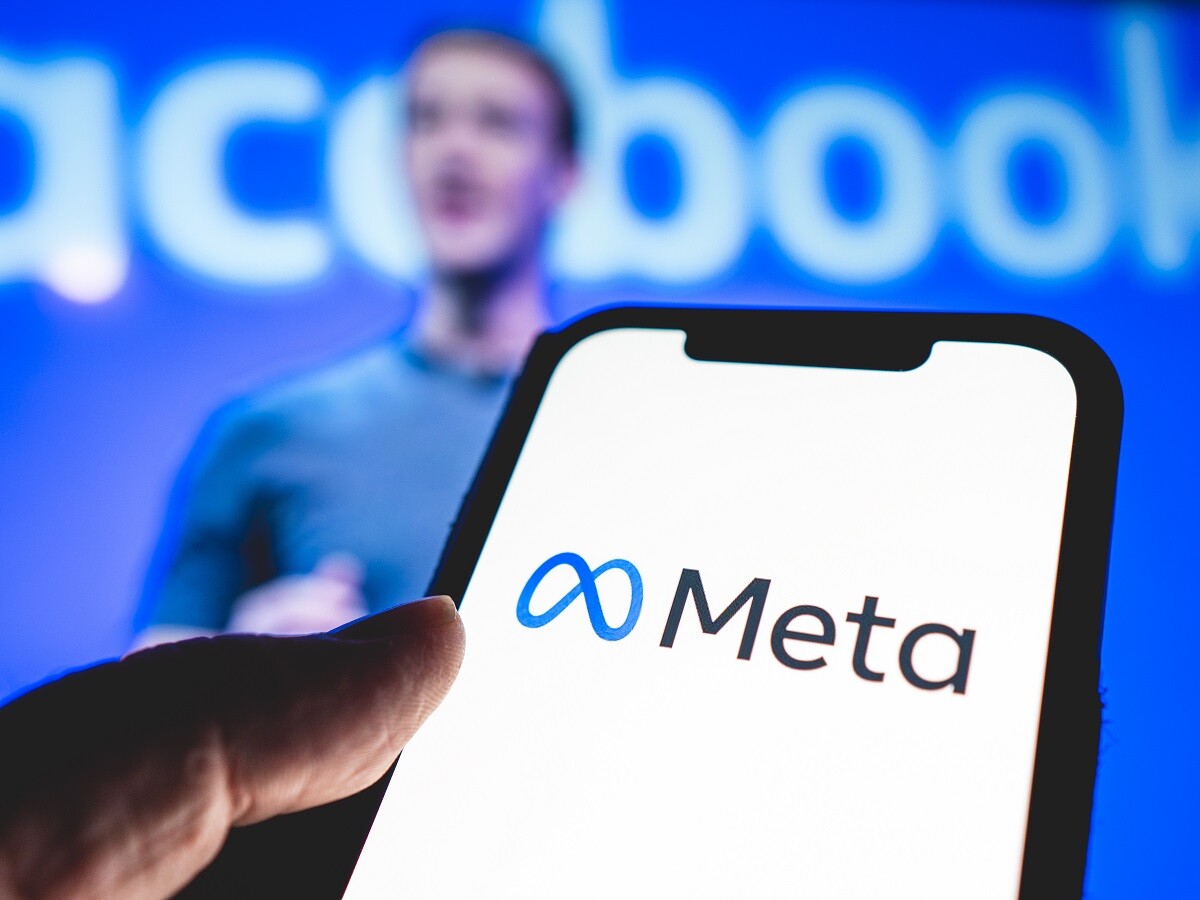 Meta Facebook auf Smartphone