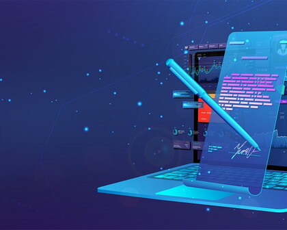 3D Grafik Laptop Onlinesignatur