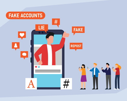 Symbolbild für Fake-Profile und betrügerische Werbung auf Facebook und Instagram