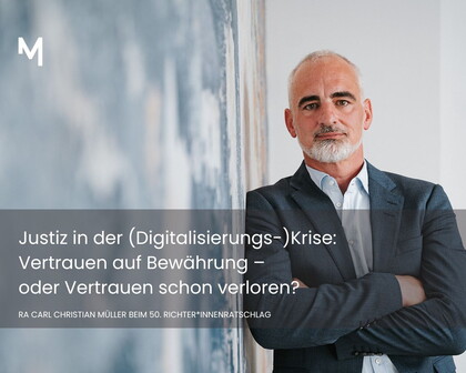Vortrag von Rechtsanwalt Carl Christian Müller